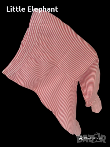 Цяло джогерче с крачета за 3-6 мес момченце райе бяло и червено,Англия/ново