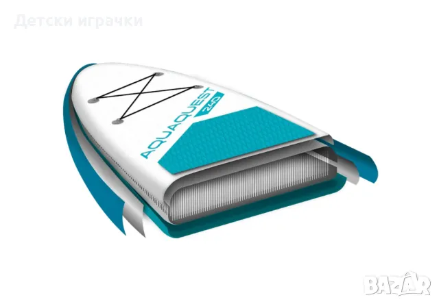 Надуваем SUP борд с гребло INTEX Aqua Quest 320, 302 х 81 х 15 см, падълборд, снимка 10 - Водни спортове - 50394457