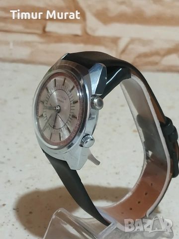 предлагам мъжки колекционерски часовник с аларма механичен 18JEWELS SEKONDA, снимка 6 - Антикварни и старинни предмети - 53449781