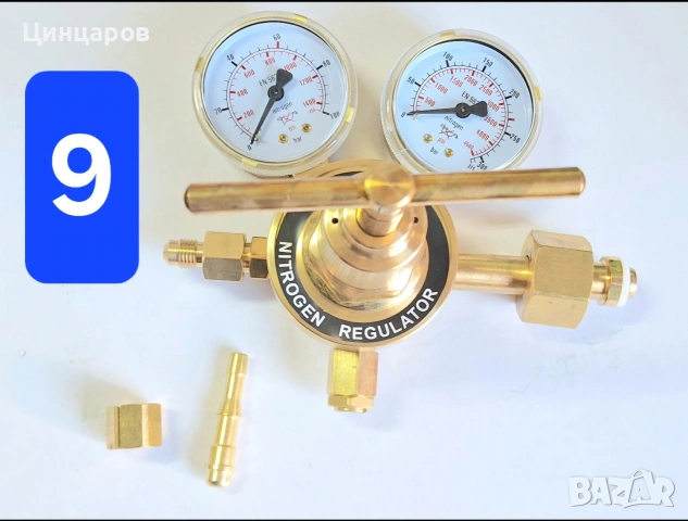 Азот от 10 до 150 Bar редуцир-вентили, редуктори, регулатори , снимка 10 - Други инструменти - 53534404