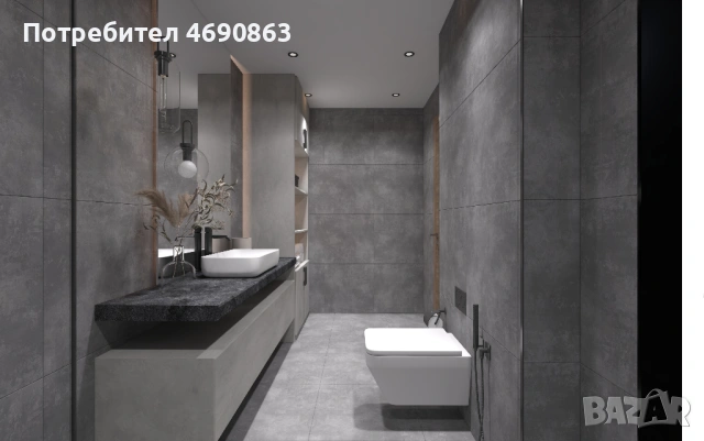 Лепене на плочки, гранитогрес, ест. камък - Бързо и качествено, снимка 5 - Ремонти на баня - 53096738