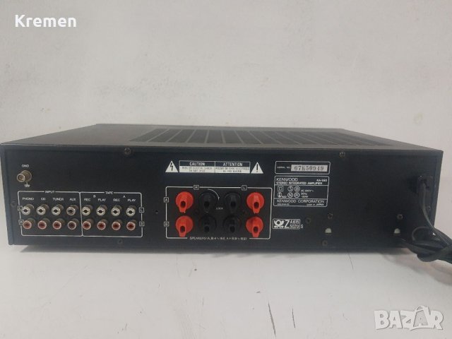 Усилвател KENWOOD KA-550, снимка 6 - Ресийвъри, усилватели, смесителни пултове - 40869269