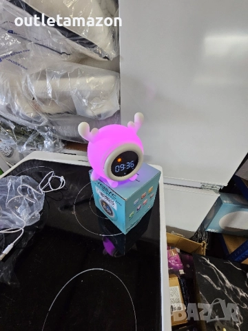 детски будилник YISSVIC (YISSVIC Kids Alarm Clock) във формата на еленче , снимка 13 - Друга електроника - 52518719
