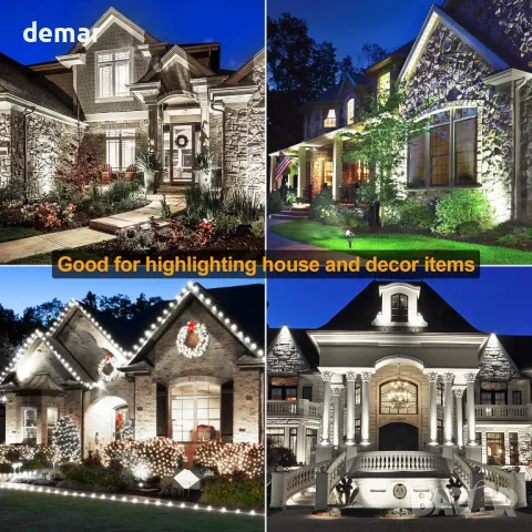 NATPOW градински светлини, градински светлини с колче, 6 броя, снимка 3 - Други - 49823543