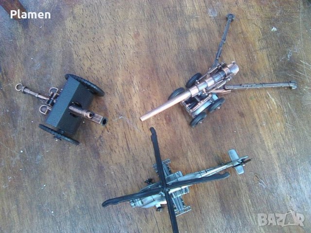 Три германски колекционерски острилки две оръдия и един въртолет, снимка 3 - Други ценни предмети - 40071757