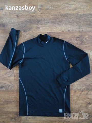Nike Pro Men's Tight Fit Long-Sleeve Top - страхотна фитнес блуза ДЕБЕЛА И ПЛЪТНА , снимка 4 - Спортни дрехи, екипи - 43078170