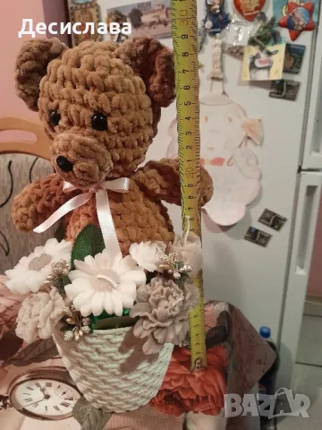  Плетено мече с букет от свещи, снимка 4 - Декорация за дома - 48103687