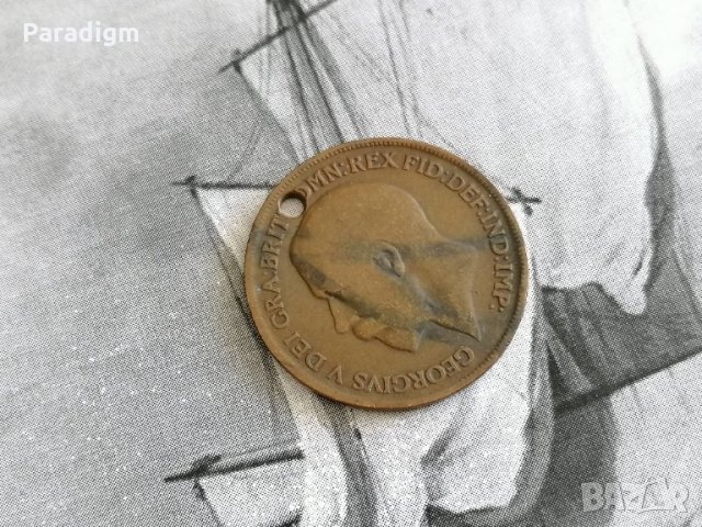 Монета - Великобритания - 1 пени | 1916г., снимка 2 - Нумизматика и бонистика - 28276934