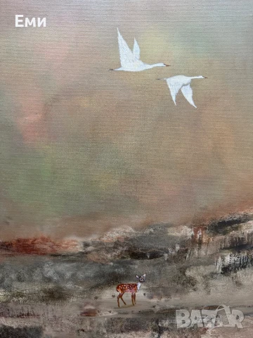 Картина на платно 80х80, снимка 4 - Картини - 50918172