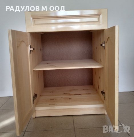  Кухненски шкаф с чекмедже чам долен ред 60 см / 30501, снимка 3 - Шкафове - 37706933