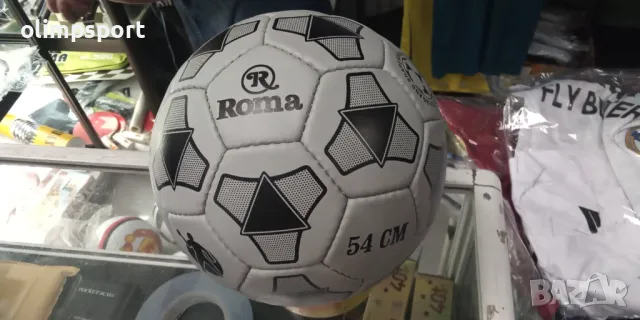 хандбална топка Рома нова  размер 2 обиколка 54 см кожена напомпена, снимка 1