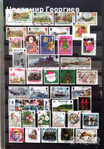 Остров МАН 100 бр.марки. К.1