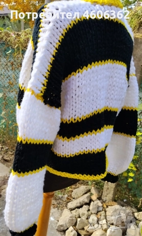 ръчно изплетена жилетка , снимка 4 - Жилетки - 52117126