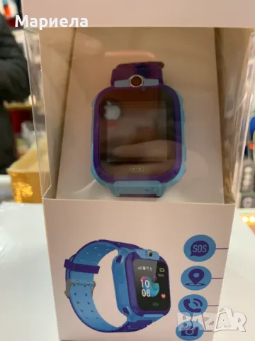 Детски Смарт Часовник със SOS Функция / Син, снимка 3 - Детски - 49314700