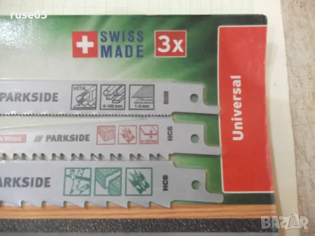 Комплект "PARKSIDE" ножове за саблен трион "PFSZ 3 A1" нов-2, снимка 4 - Други инструменти - 49238338
