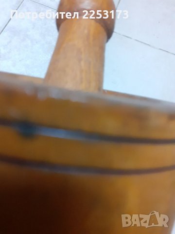 Голям стар дървен хаван, снимка 4 - Декорация за дома - 34013775