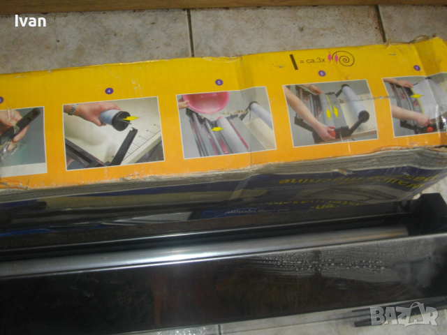 Нова Машина Залепяне Тапети До 58 см-Дания-Инокс-Неръждавейка-Пълен Комплект-С 2 Стяги-Tapeten Klest, снимка 15 - Стяги - 36494258