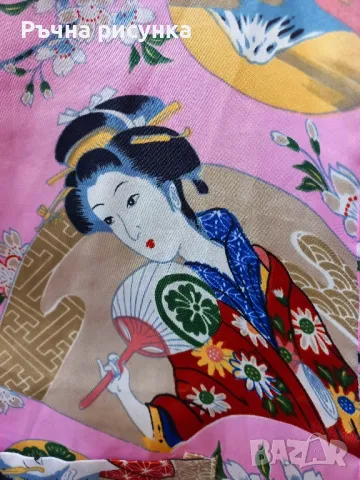 Страхотно Розово кимоно като  ново , снимка 2 - Рокли - 47524266