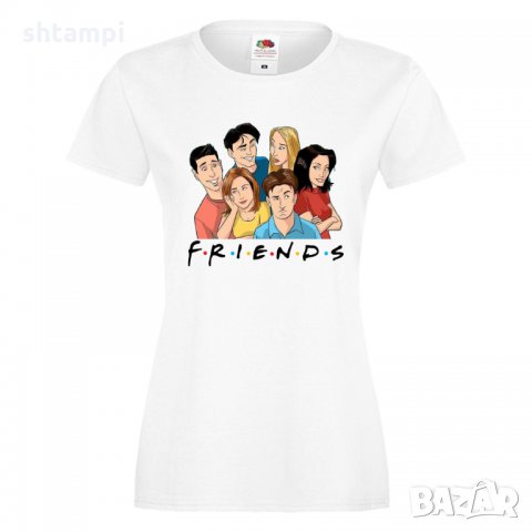 Дамска тениска Friends art 1