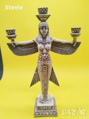 Изида - свещник, снимка 6 - Статуетки - 48576656