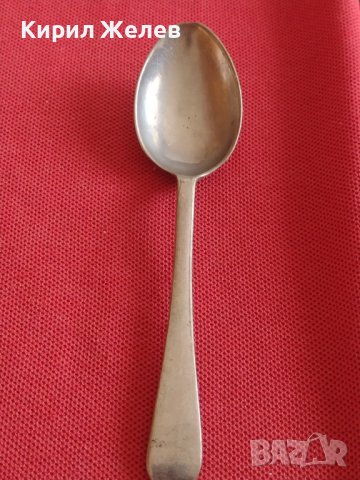 Стара рядка лъжичка за кафе чай с печат DEARDEN RICHMOND E P N S за КОЛЕКЦИОНЕРИ 42222, снимка 4 - Други ценни предмети - 43814867