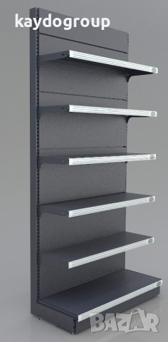 Крайстенен и островен метален стелаж - НАЛИЧНИ, НОВИ RAL7016 TXT МАТ, снимка 14 - Стелажи и щандове - 43712314