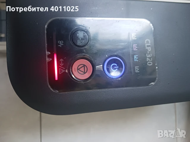 Цветен лазерен принтер samsung clp-320 дава грешка, снимка 3 - Принтери, копири, скенери - 50784663