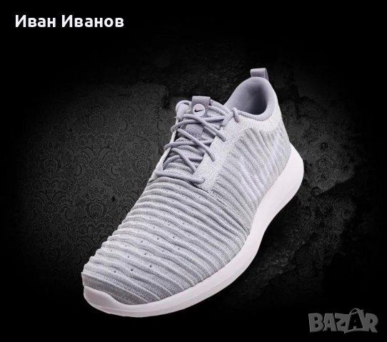 маратонки  NIKE ROSHE TWO FLYKNIT "WOLF GREY" номер 44-44,5, снимка 2 - Маратонки - 40283132