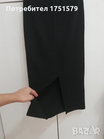 Нова дълга рипсена пола стегната материя, снимка 6 - Поли - 28692032