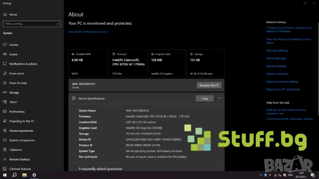 Asus Chromebox CN62, снимка 6 - За дома - 51733862
