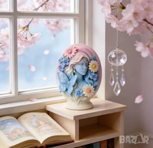 Молд яйце с жена и пеперуда, снимка 11 - Форми - 53412627