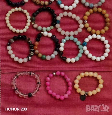 Гривни от полускъпоценни и скъпоценни камъни. , снимка 5 - Гривни - 53580704