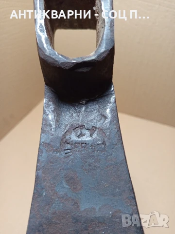 Стар Ръчно Кован Търнакоп Тегло 2кг., снимка 4 - Антикварни и старинни предмети - 51184302
