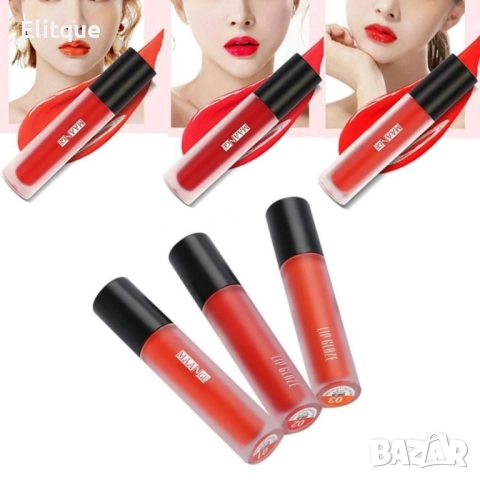 Комплект дълготраен хидратиращ гланц за устни в три нюанса на червеното HZS109, снимка 17 - Други - 52820397