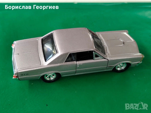Количка welly pontiac 1965 gto, снимка 2 - Колекции - 52614471