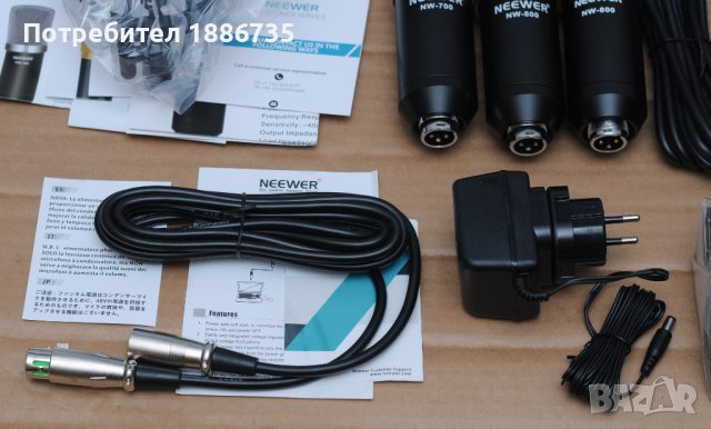 Микрофон Neewer  NW-800 с фантомно захранване Neewer 48V, снимка 5 - Микрофони - 39113492