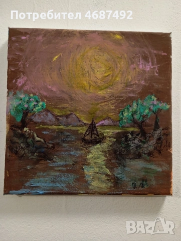 залес с лодка