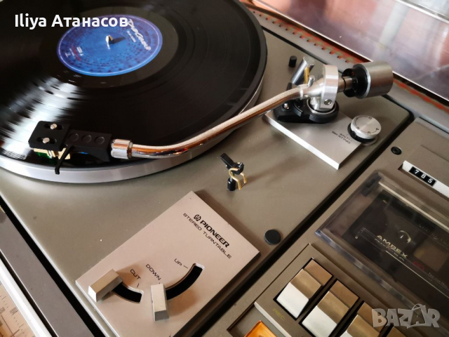 Pioneer M 6500 грамофон, касетен дек, радио и стерео усилвател , снимка 7 - Ресийвъри, усилватели, смесителни пултове - 36437067