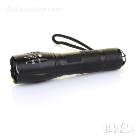 Акумулаторен фенер X-BALOG BL-1831, LED, Zoom, Зярядно за 12V (автомобил) + 220V, 1 акумулат