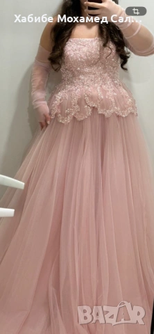 Дизайнерска нова бална рокля , снимка 3 - Рокли - 53313091