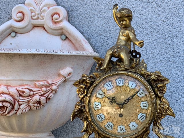 Каминен часовник в стил Барок от средата на 20в., снимка 5 - Други - 13545431