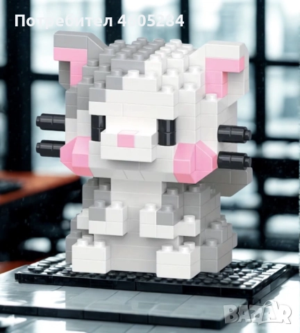 Мини-Конструктор “Сиво коте”, снимка 3 - Конструктори - 51853693