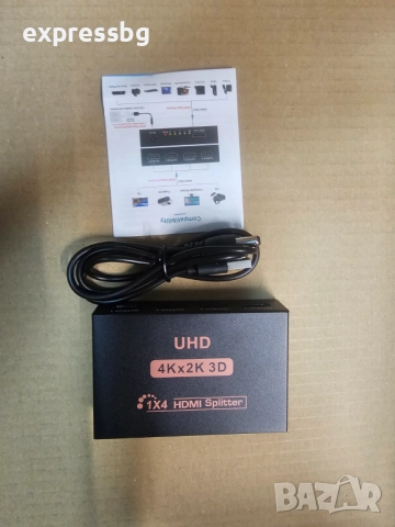 HDMI Splitter 1x4 – 4K x 2K, 3D, UHD