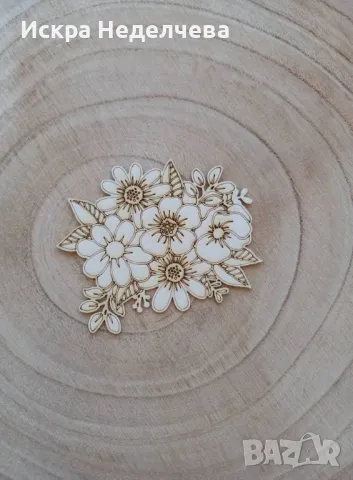 Цветя от бирен картон, снимка 1