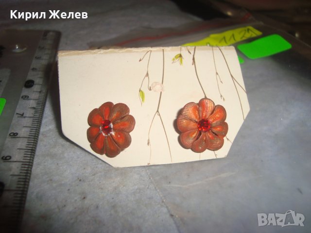 НОВИ МАРКОВИ ФЛОРАЛНИ БУТИКОВИ ХЕНД МЕЙД АРТ ОБЕЦИ с КОЖА ПОЛИМЕРНА ГЛИНА и СВАРОВСКИ КРИСТАЛИ 1121, снимка 14 - Обеци - 36630540