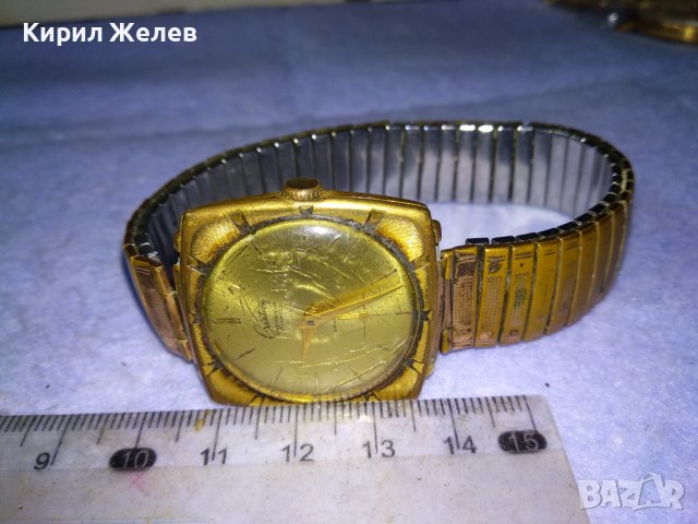 Creation MASTERSHIP 17 JEWELS SWISS Стар ВИНТИДЖ Мех. ЧАСОВНИК с ПОЗЛАТА и РАЗТЕГЛИВА ВЕРИЖКА 41238