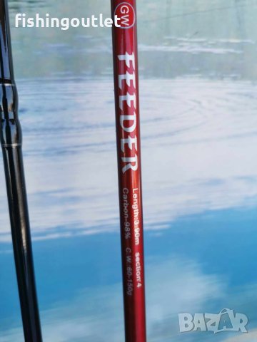 Фидер въдица 3.60 и 3.90мт, акция до 150гр с подарък корда, снимка 7 - Въдици - 43766827