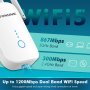 1200Mbps WiFi Extender за дома с 4*антени, Лесна настройка, снимка 3