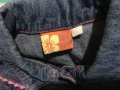3г детско дънково яке с бродерия цветя, снимка 9