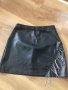 Кожена черна пола Calliope, снимка 3